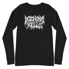 MERCHMOMENT Ice Nine Kills - White Drip Logo Long Sleeve T-Shirt [Apparel]