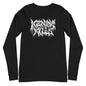 MERCHMOMENT Ice Nine Kills - White Drip Logo Long Sleeve T-Shirt [Apparel]
