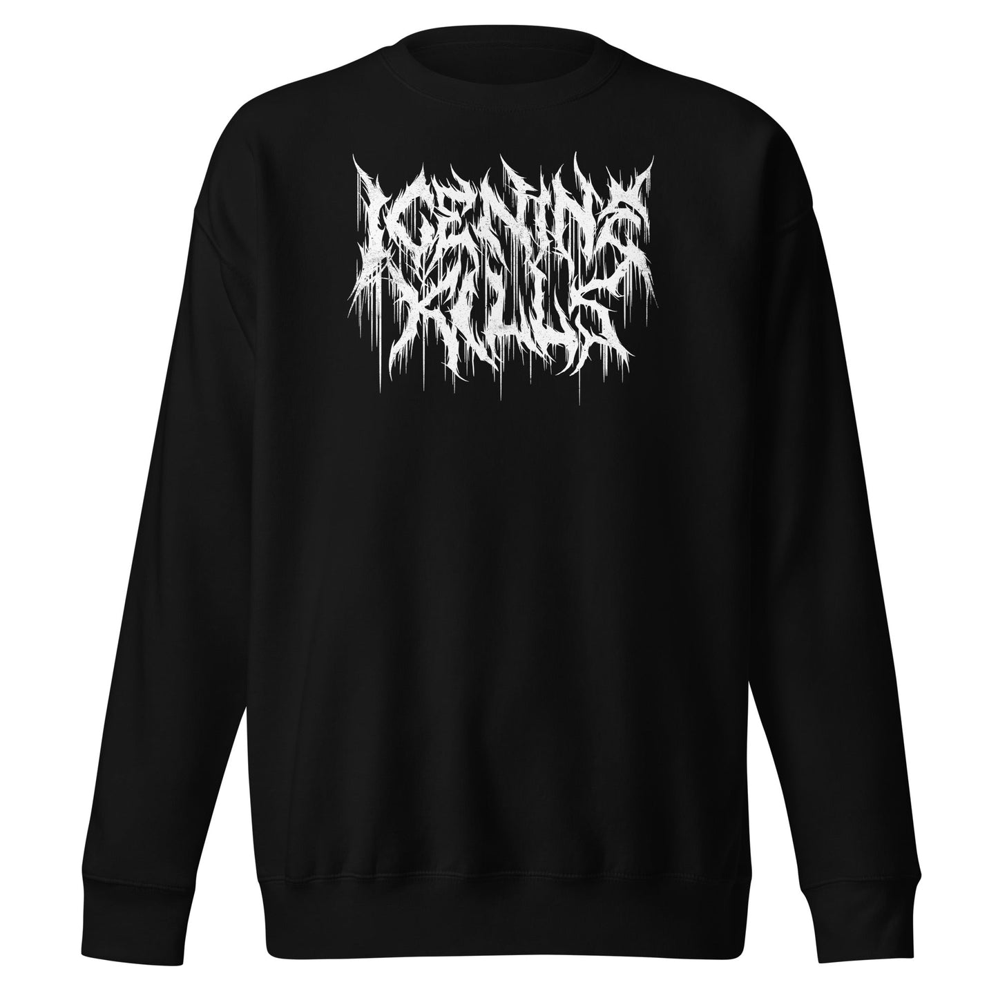 MERCHMOMENT Ice Nine Kills - White Drip Logo Sweatshirt [Apparel]