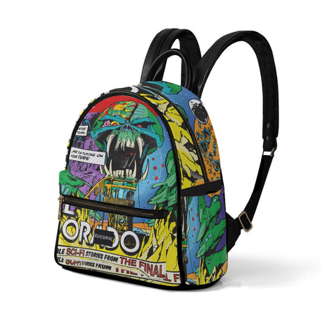 Iron Maiden Comic Book Mini-Backpack - Vegan Leather []