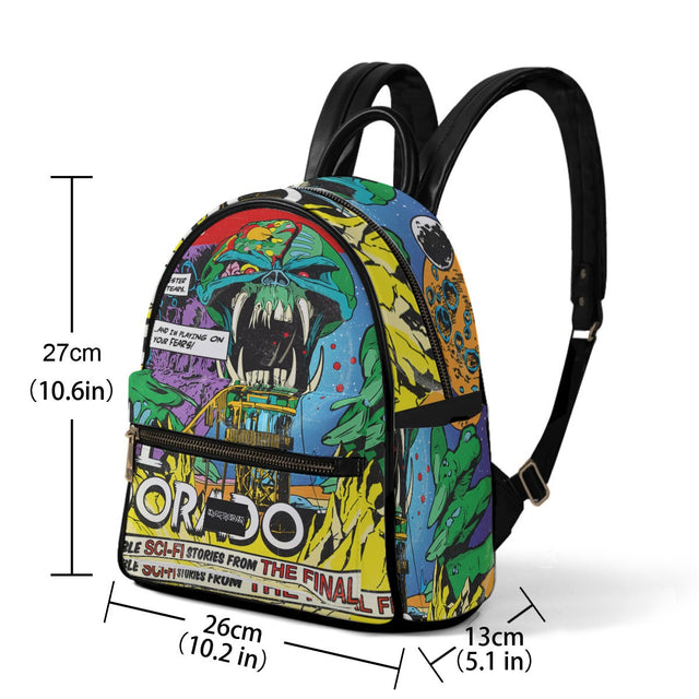 Iron Maiden Comic Book Mini-Backpack - Vegan Leather []