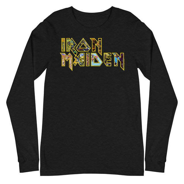 Iron Maiden - Logo Eddie Long Sleeve T-Shirt []