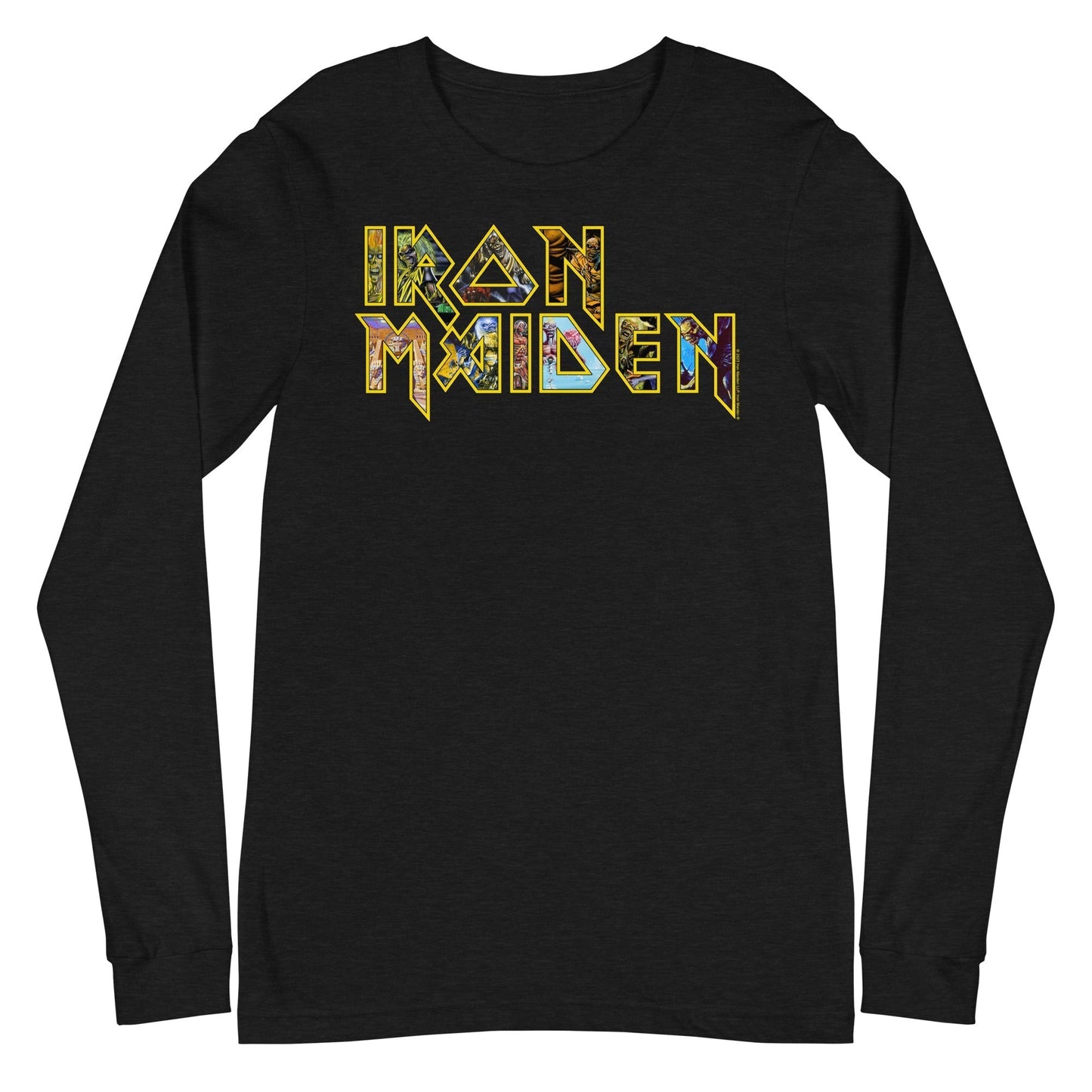MERCHMOMENT Iron Maiden - Logo Eddie Long Sleeve T-Shirt [Apparel]