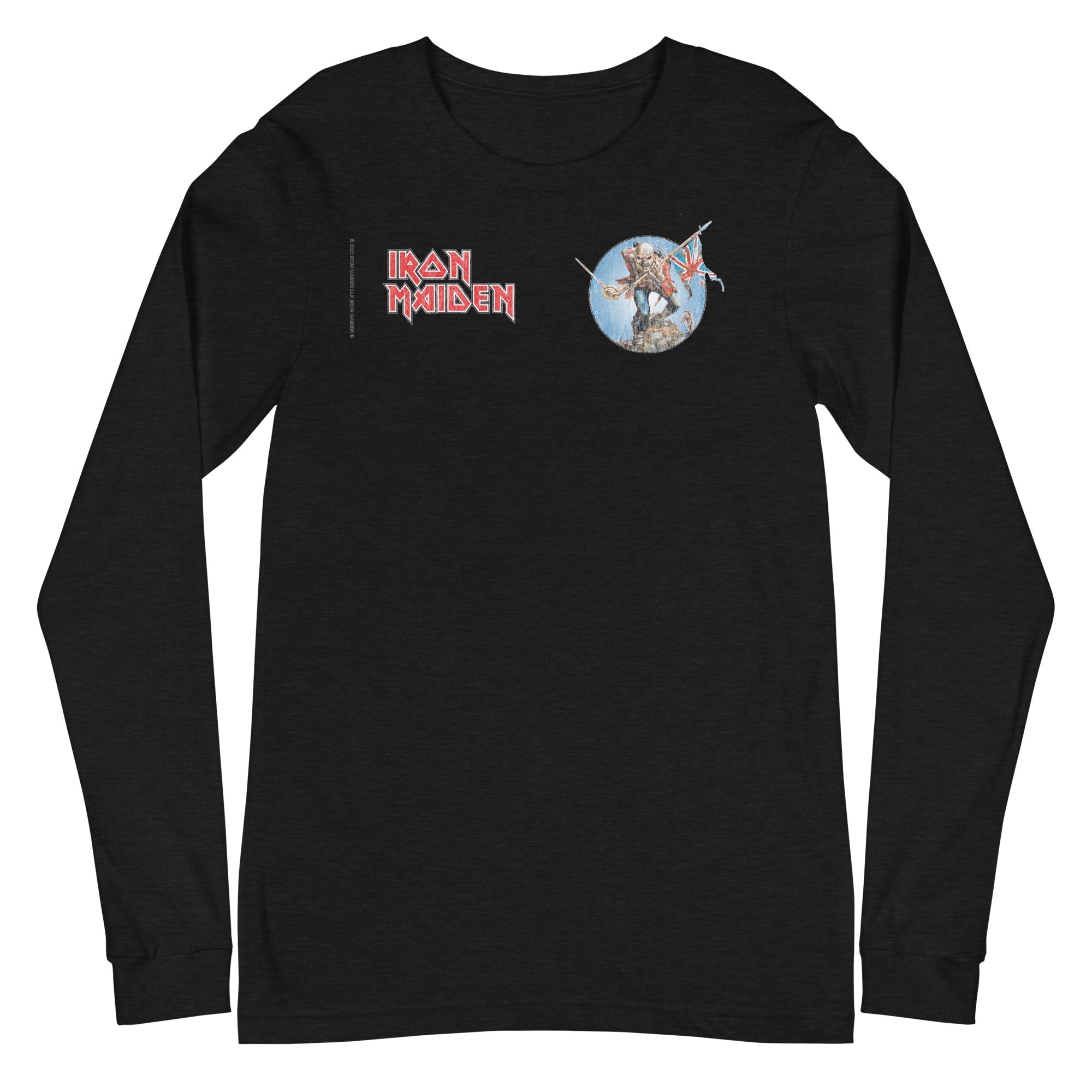 Iron Maiden - Logo Flag Long Sleeve T-Shirt [Apparel]