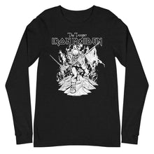 MERCHMOMENT Iron Maiden - Trooper Black and White Long Sleeve T-Shirt [Apparel]