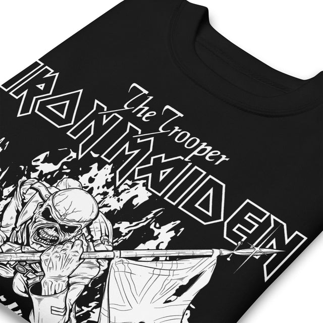 Iron Maiden - Trooper Black and White Sweatshirt []