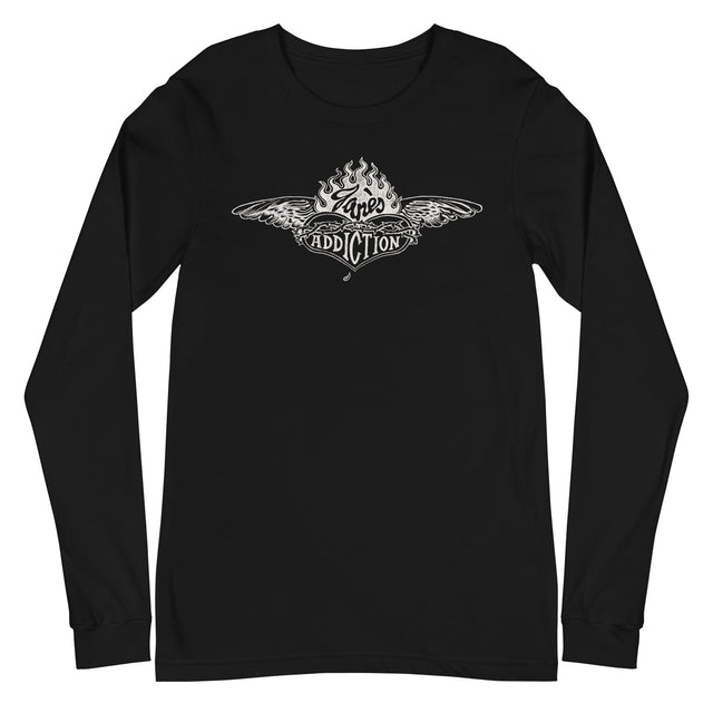 MerchMoment - Jane's Addiction - Badge Logo Long Sleeve T-Shirt []