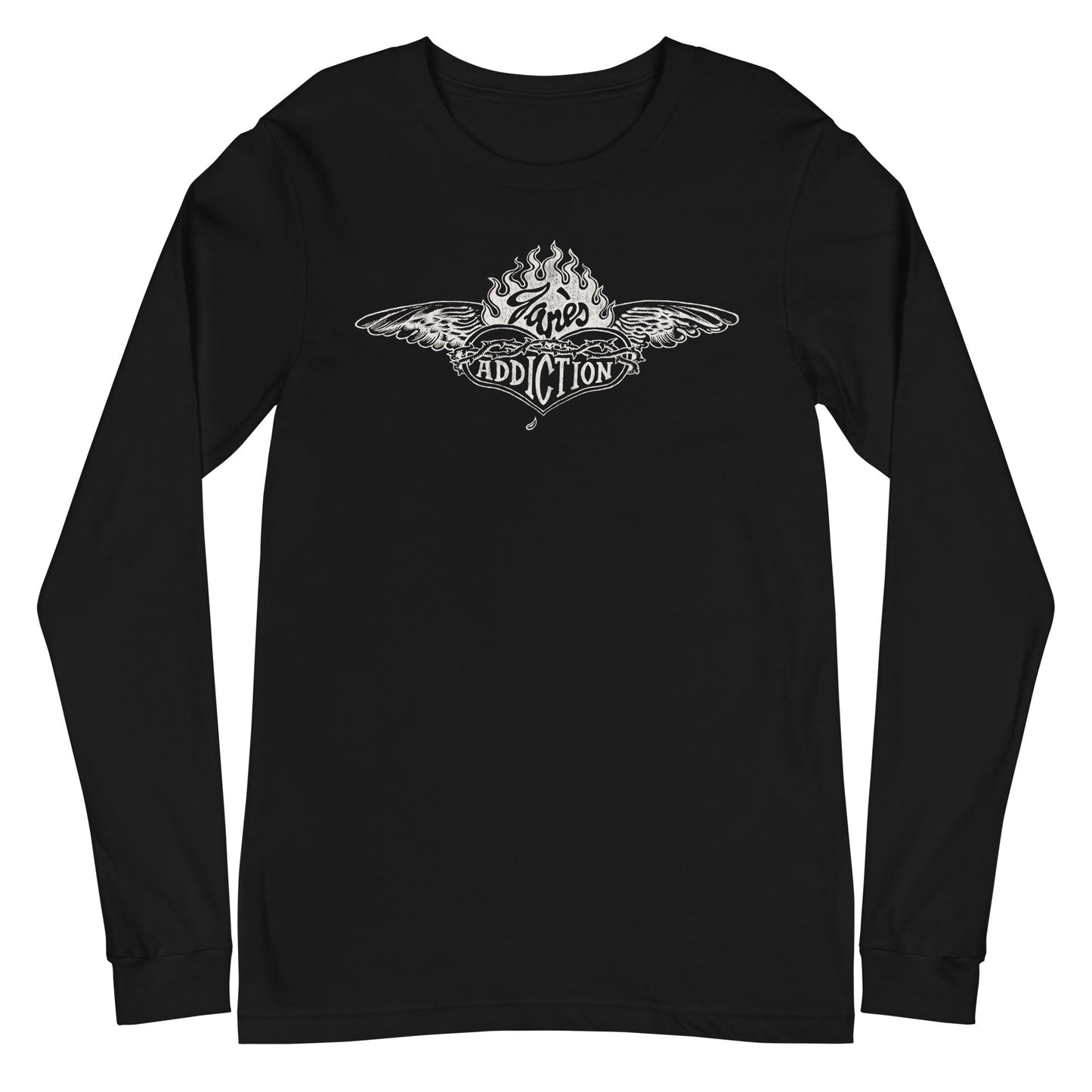MERCHMOMENT Jane's Addiction - Badge Logo Long Sleeve T-Shirt [Apparel]