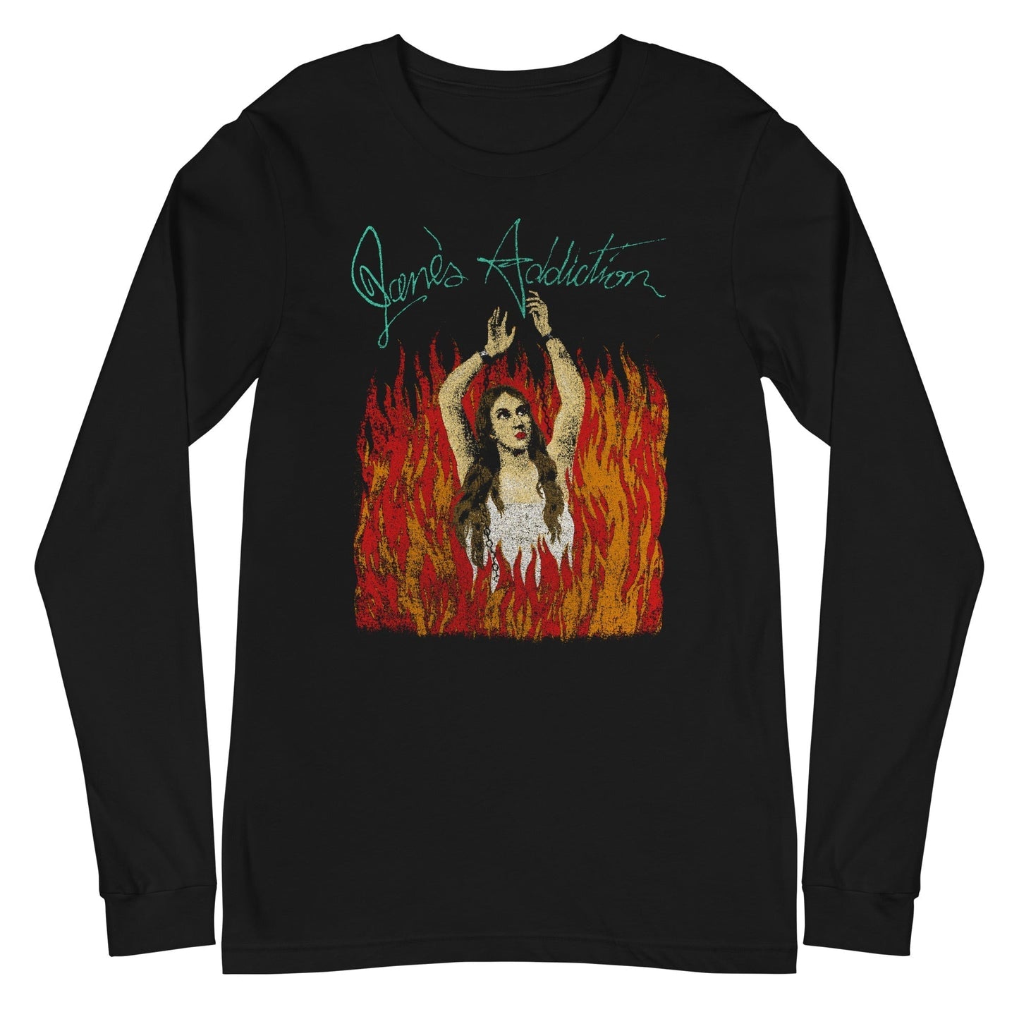MERCHMOMENT Jane's Addiction - Flames Long Sleeve T-Shirt [Apparel]