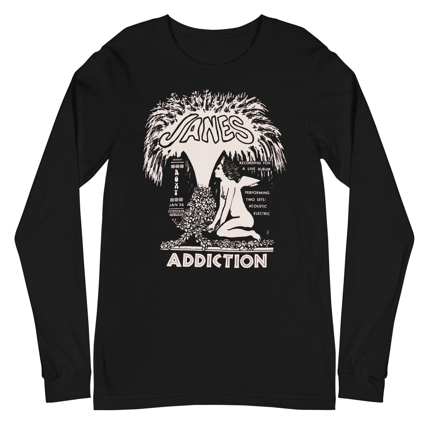 MERCHMOMENT Jane's Addiction - Roxy Live Long Sleeve T-Shirt [Apparel]