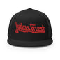 MERCHMOMENT Judas Priest Electric Red Logo Embroidered Trucker Hat [Apparel]