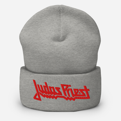MERCHMOMENT Judas Priest Embroidered Logo Beanie [Hat]