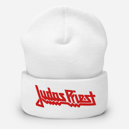 MERCHMOMENT Judas Priest Embroidered Logo Beanie [Hat]