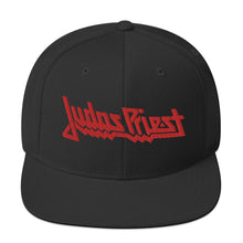 Judas Priest Red Logo Embroidered Snapback Hat [Apparel]