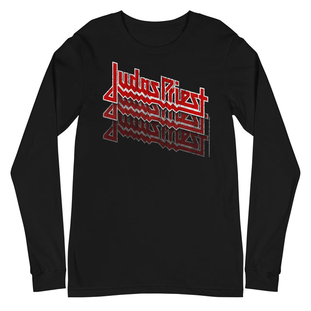 MerchMoment - Judas Priest - Triple Vision Logo Long Sleeve T-Shirt []