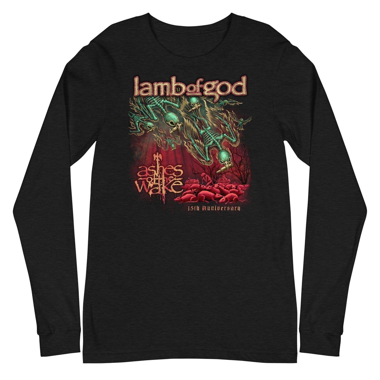 MERCHMOMENT Lamb of God - Ashes Anniversary Long Sleeve T-Shirt [Apparel]