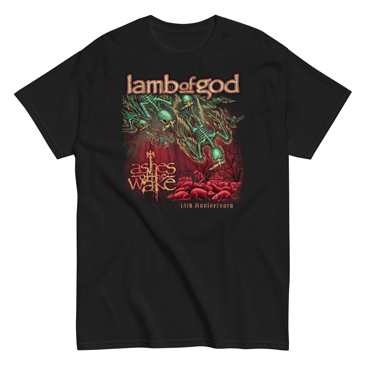 MERCHMOMENT Lamb of God - Ashes Anniversary T-Shirt [Apparel]