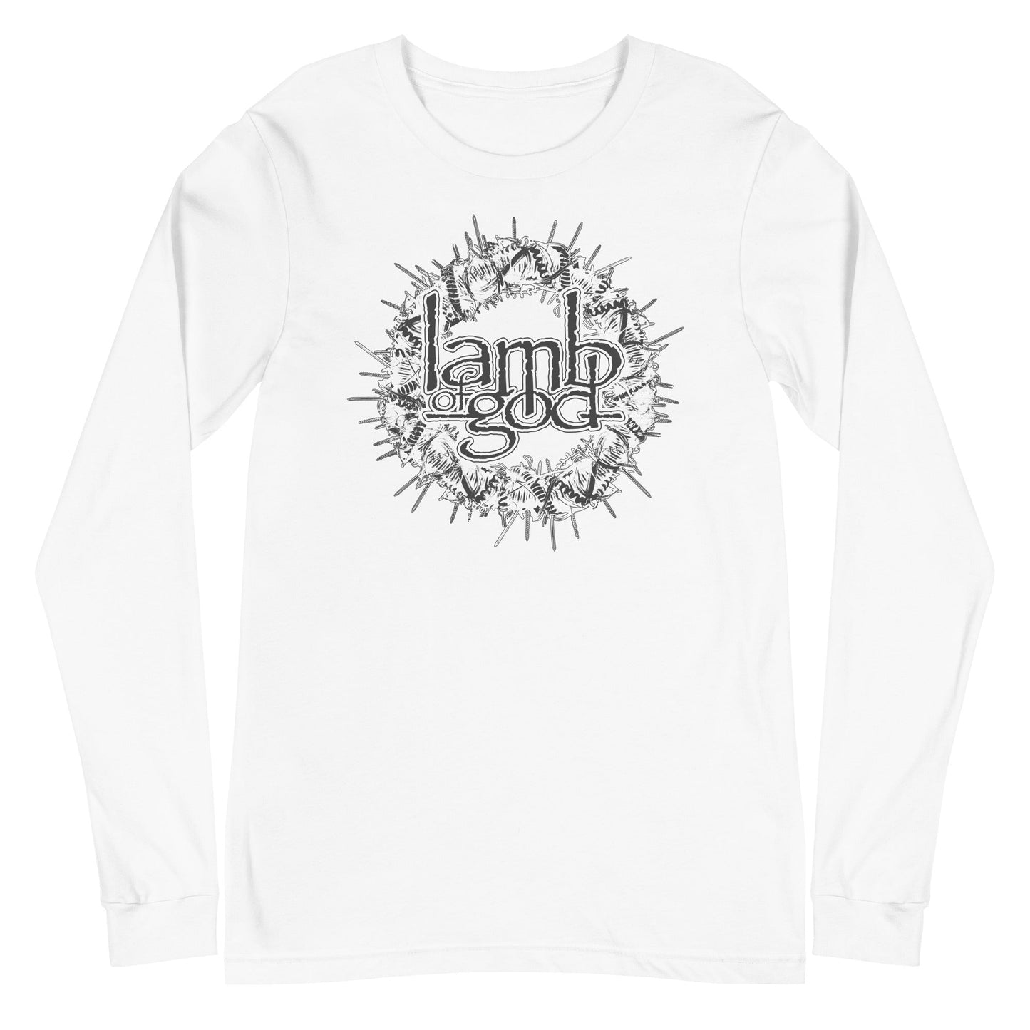 MERCHMOMENT Lamb of God - Badge Logo Long Sleeve T-Shirt [Apparel]