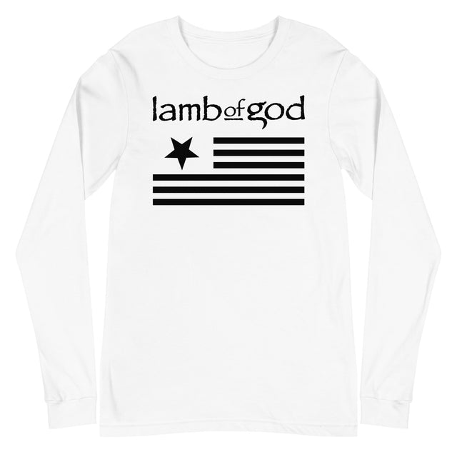 MerchMoment - Lamb of God - Black Flag Long Sleeve T-Shirt []