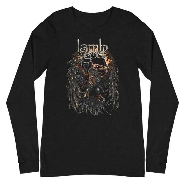 MerchMoment - Lamb of God - Delusional Skull Long Sleeve T-Shirt []