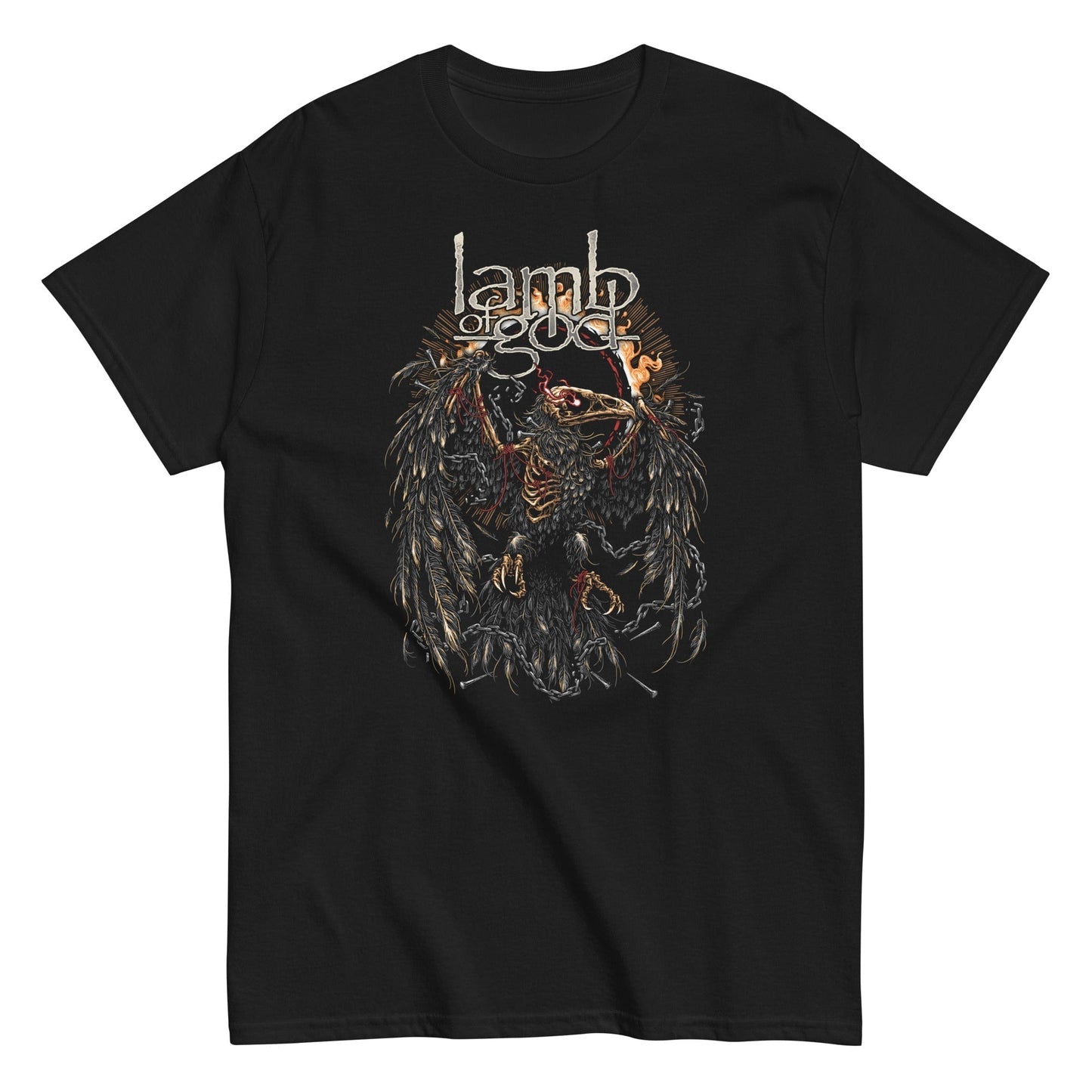 MERCHMOMENT Lamb of God - Delusional Skull T-Shirt [Apparel]