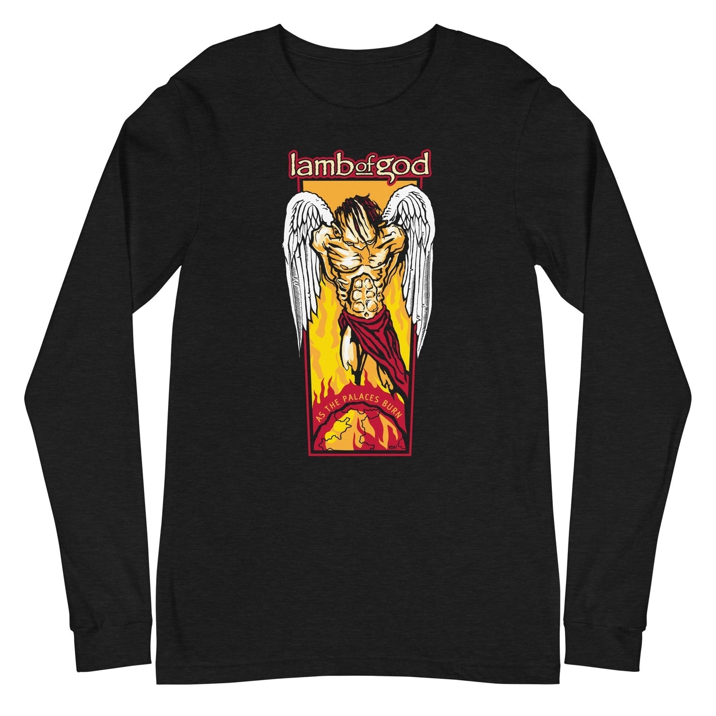 MERCHMOMENT Lamb of God - Fallen Angel Long Sleeve T-Shirt [Apparel]