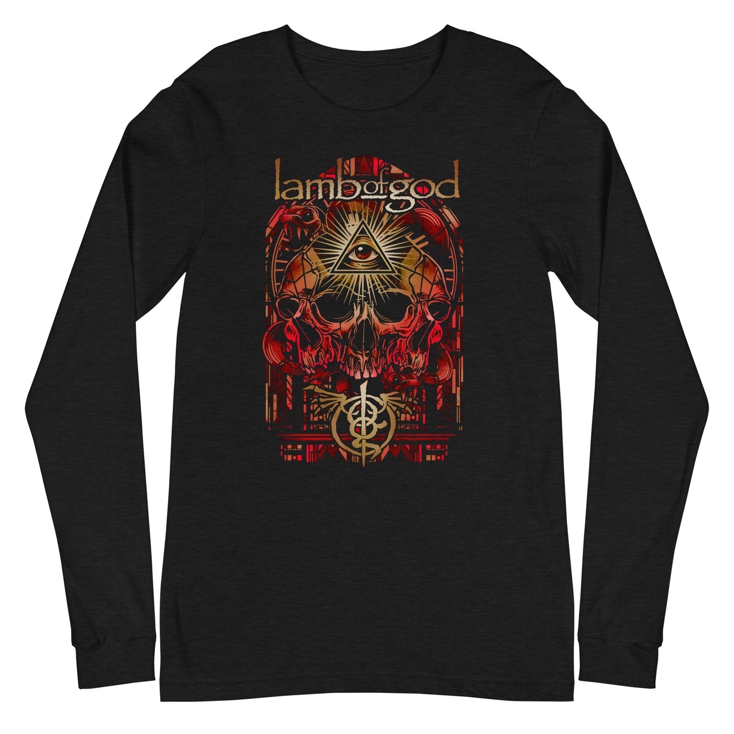 MERCHMOMENT Lamb of God - Providence Skull Long Sleeve T-Shirt [Apparel]