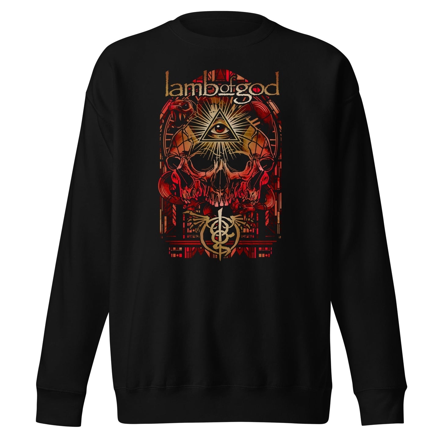 MERCHMOMENT Lamb of God - Providence Skull Sweatshirt [Apparel]