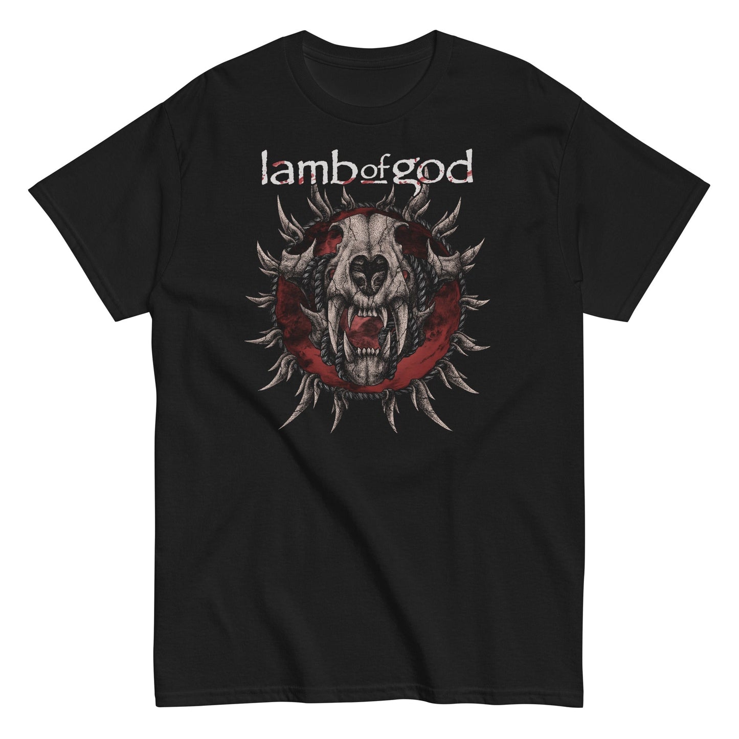 MERCHMOMENT Lamb of God - Steer Skull T-Shirt [Apparel]