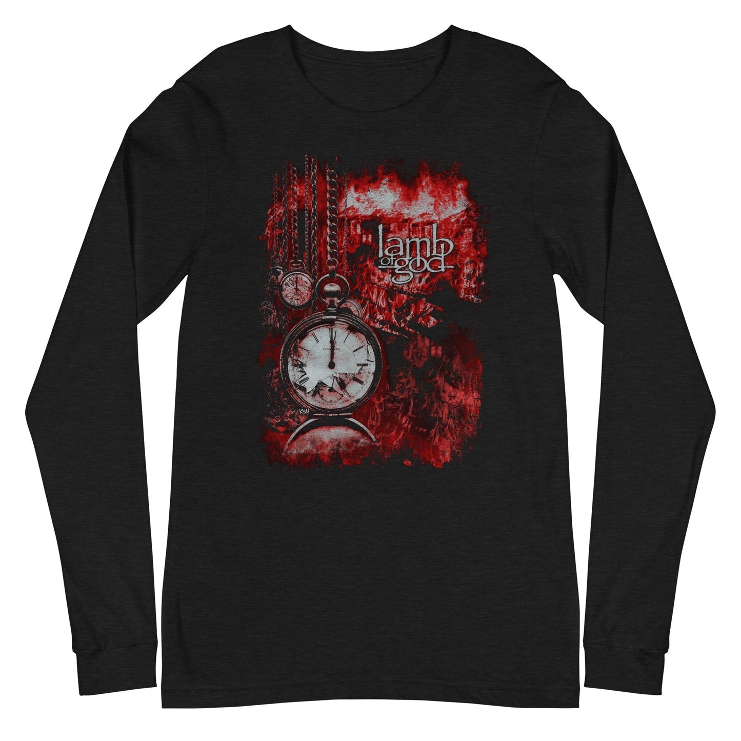 MERCHMOMENT Lamb of God - Ticking Clock Long Sleeve T-Shirt [Apparel]