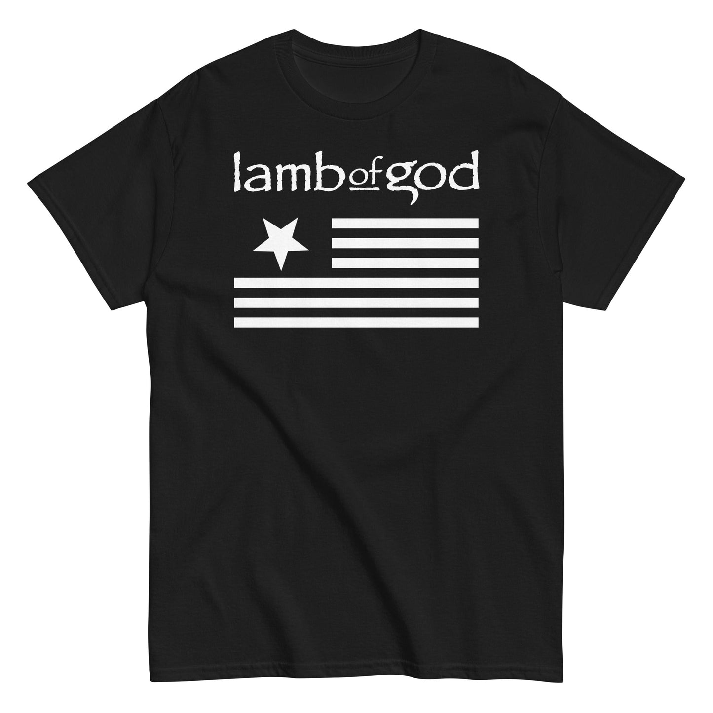 MERCHMOMENT Lamb of God - White Flag T-Shirt [Apparel]