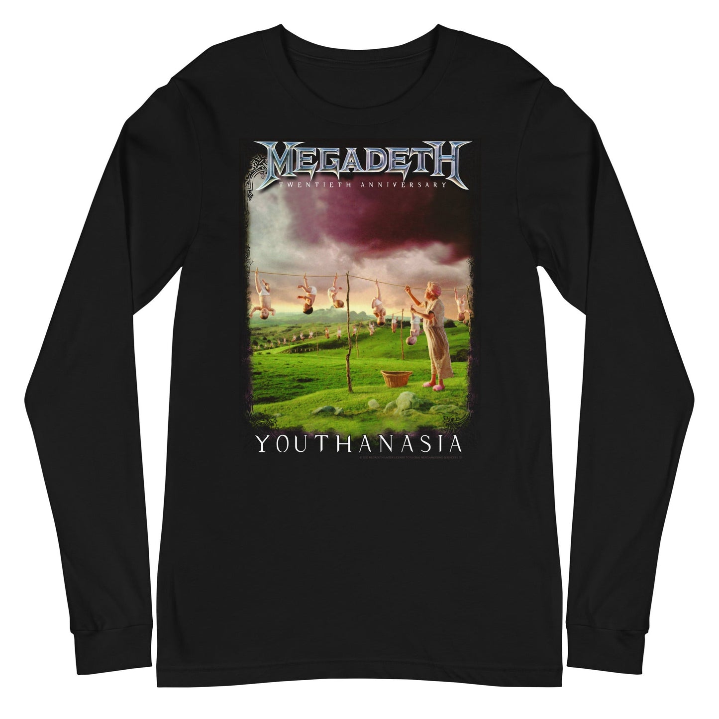MERCHMOMENT Megadeth - 20th Youthanasia Long Sleeve T-Shirt [Apparel]