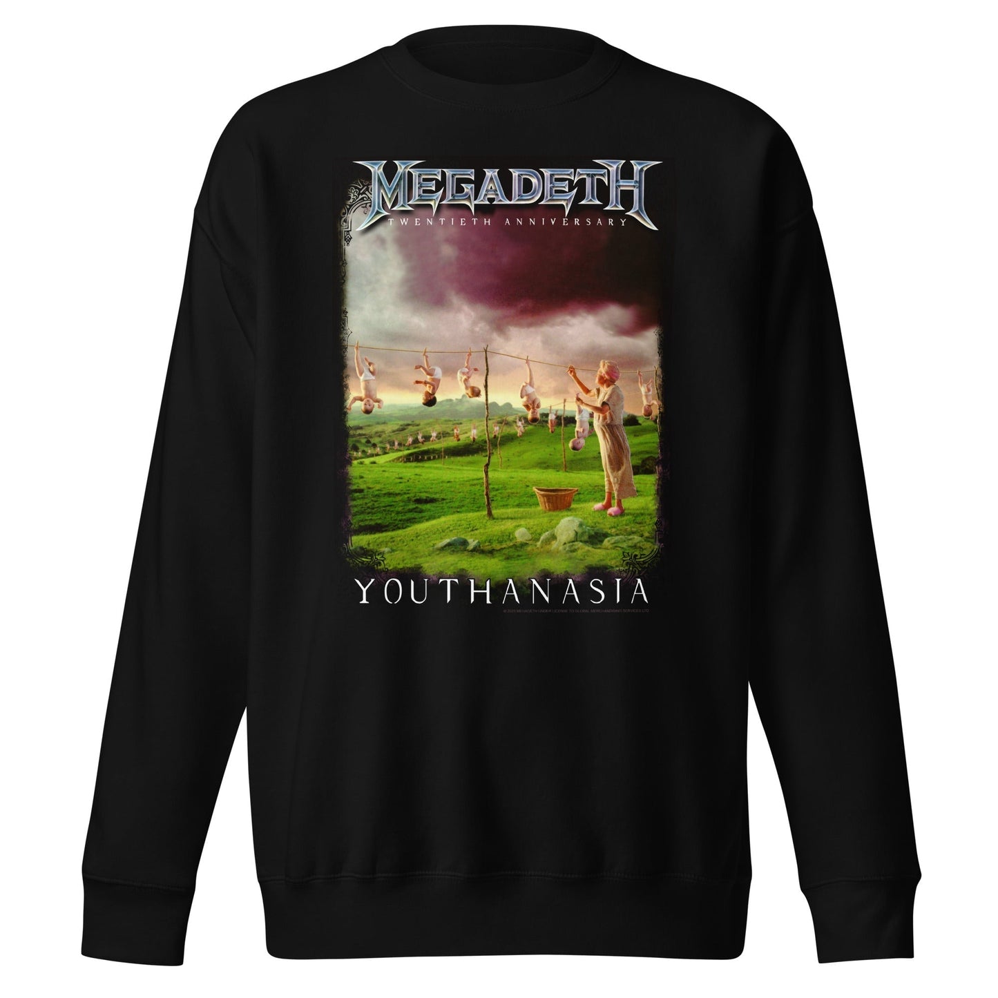 MERCHMOMENT Megadeth - 20th Youthanasia Sweatshirt [Apparel]