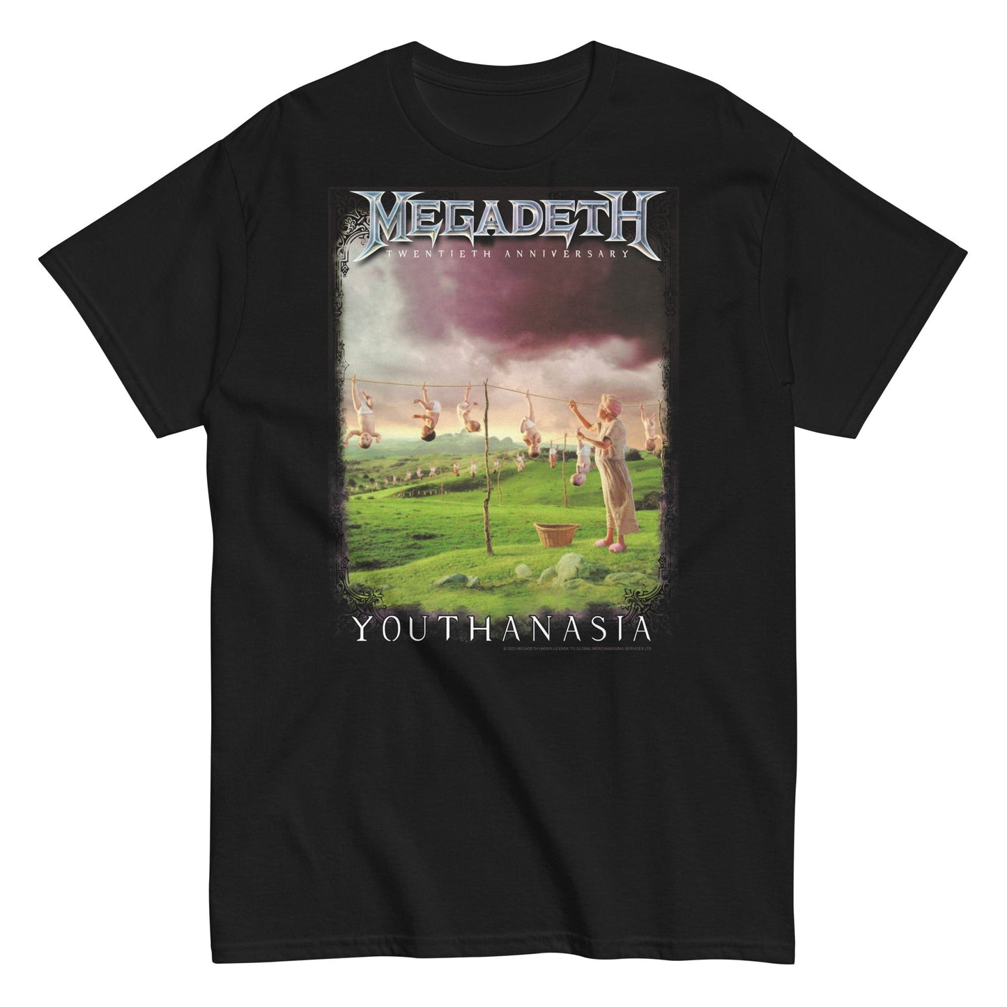 MERCHMOMENT Megadeth - 20th Youthanasia T-Shirt [Apparel]