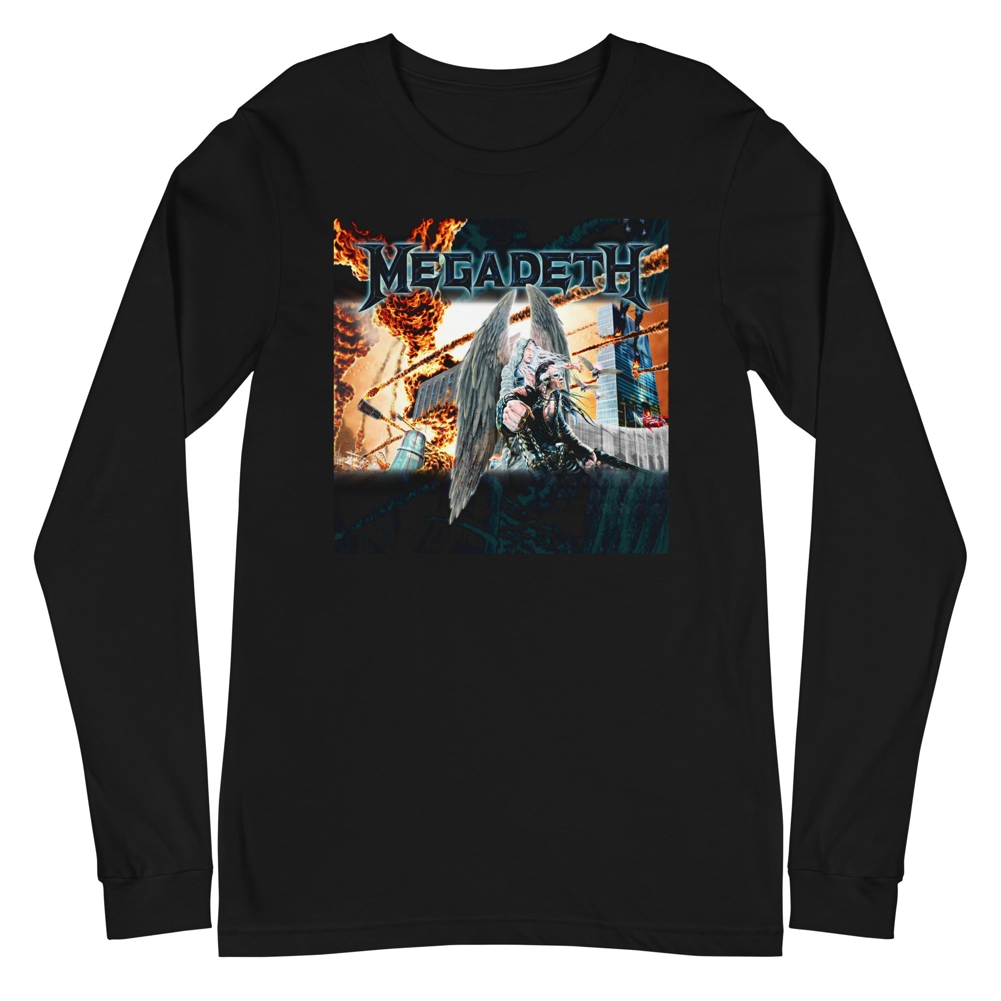 Megadeth - Angel Flames Long Sleeve T-Shirt [Apparel]