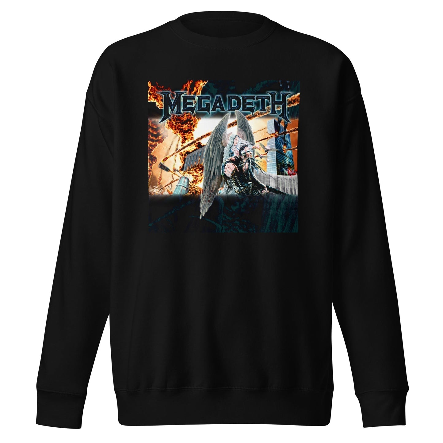 MERCHMOMENT Megadeth - Angel Flames Sweatshirt [Apparel]