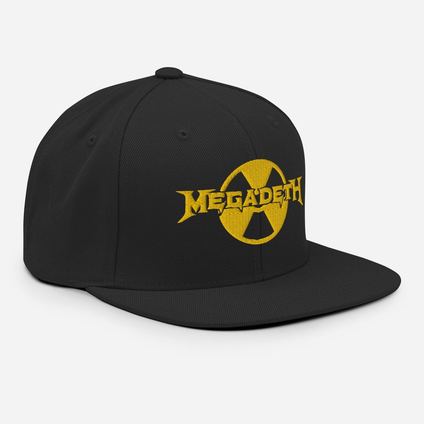 MERCHMOMENT Megadeth Black Nuclear Snapback Hat [Apparel]