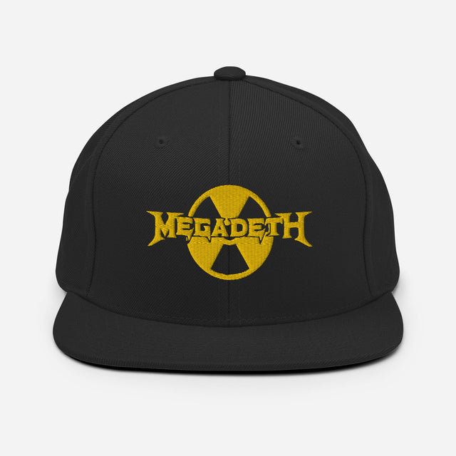 Megadeth Black Nuclear Snapback Hat []