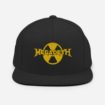 MERCHMOMENT Megadeth Black Nuclear Snapback Hat [Apparel]