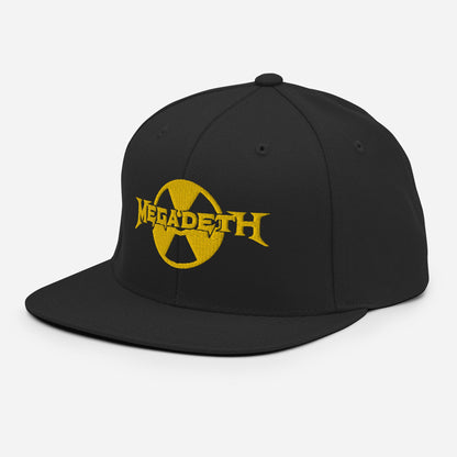 Megadeth Black Nuclear Snapback Hat [Apparel]
