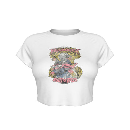 MERCHMOMENT Megadeth Built for Speed Women's Crop Top [Apparel]