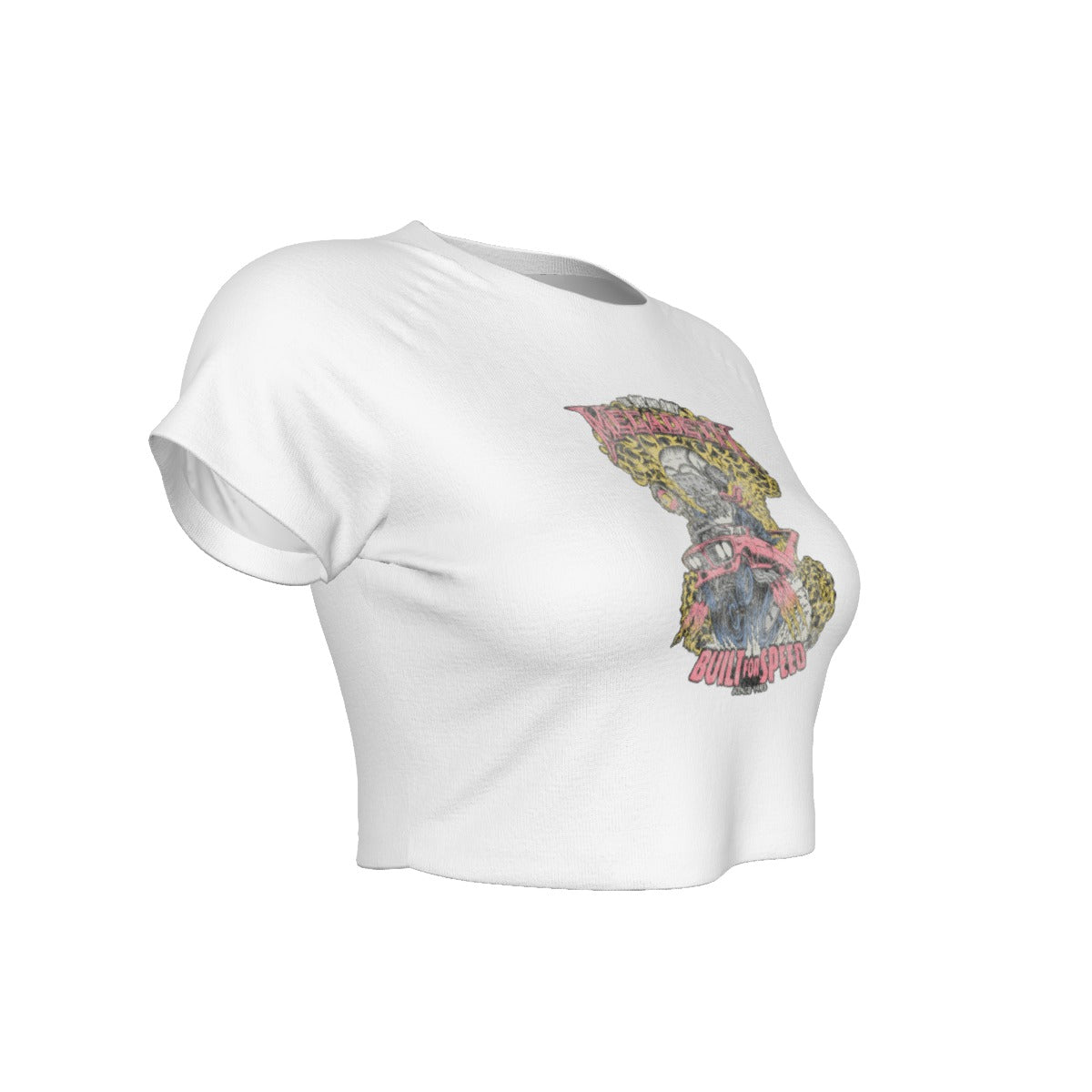 MERCHMOMENT Megadeth Built for Speed Women's Crop Top [Apparel]