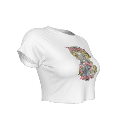 MERCHMOMENT Megadeth Built for Speed Women's Crop Top [Apparel]