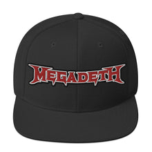 MegaDeth Classic Logo Embroidered Snapback Hat [Apparel]