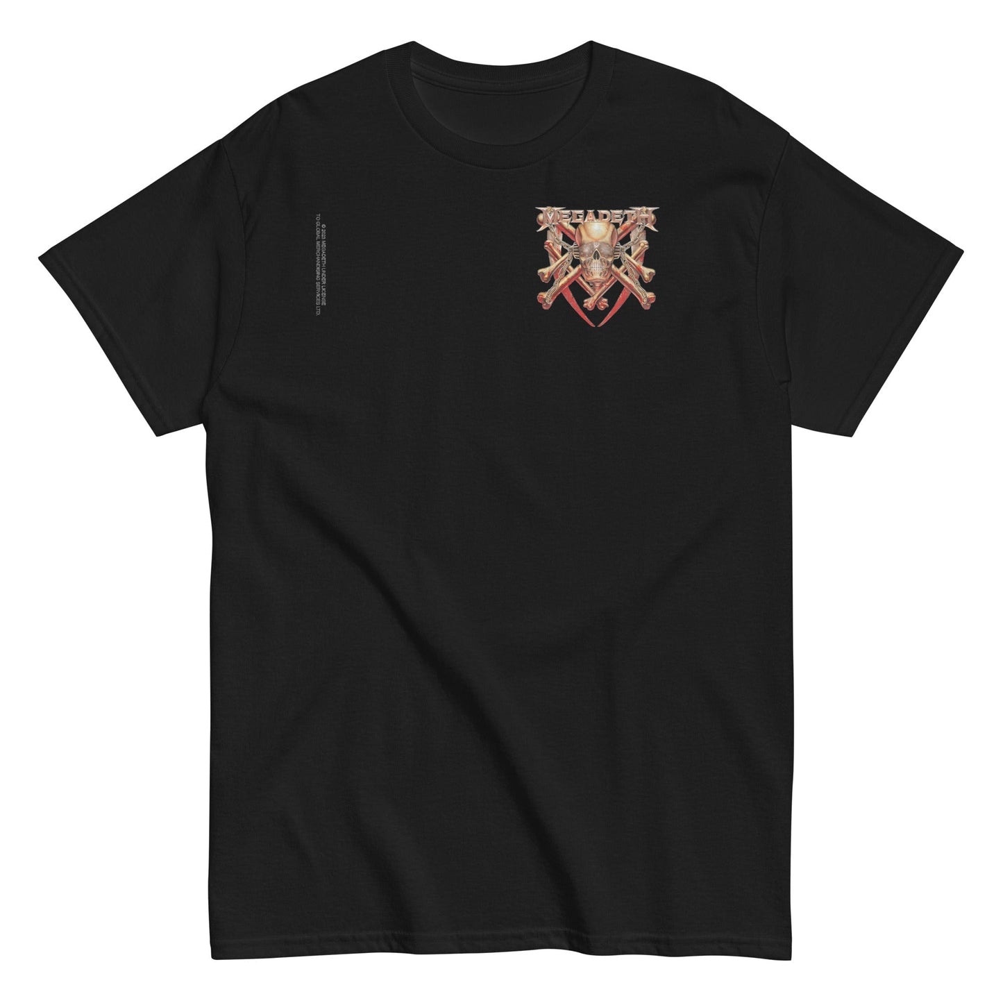 MERCHMOMENT Megadeth - Crossed Bones T-Shirt [Apparel]