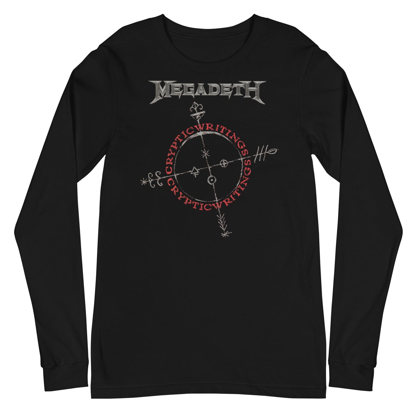 MERCHMOMENT Megadeth - Cryptic Writings Long Sleeve T-Shirt [Apparel]