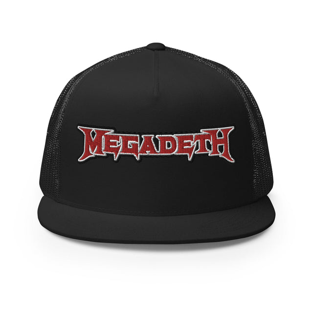 MerchMoment - MegaDeth Electric Logo Embroidered Trucker Hat []