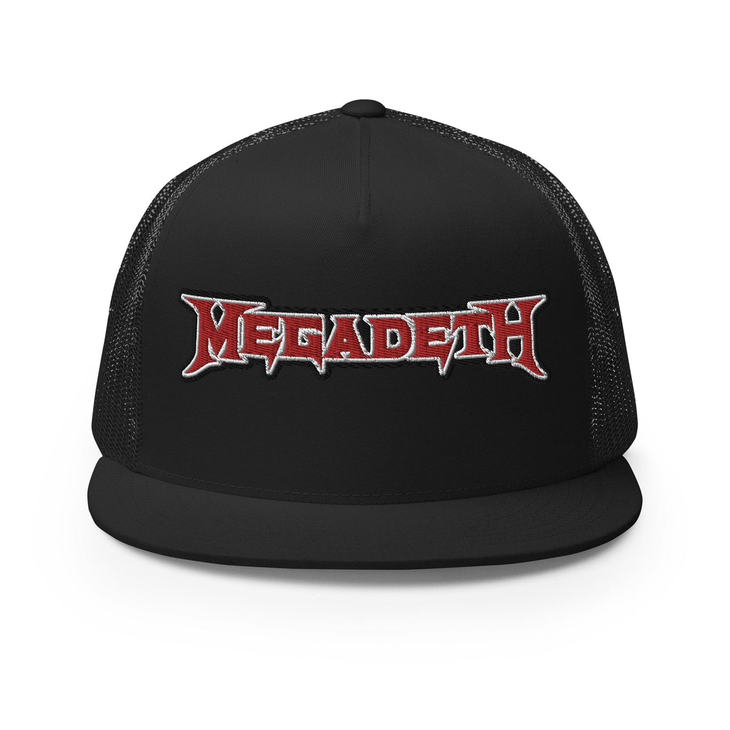 MERCHMOMENT MegaDeth Electric Logo Embroidered Trucker Hat [Apparel]