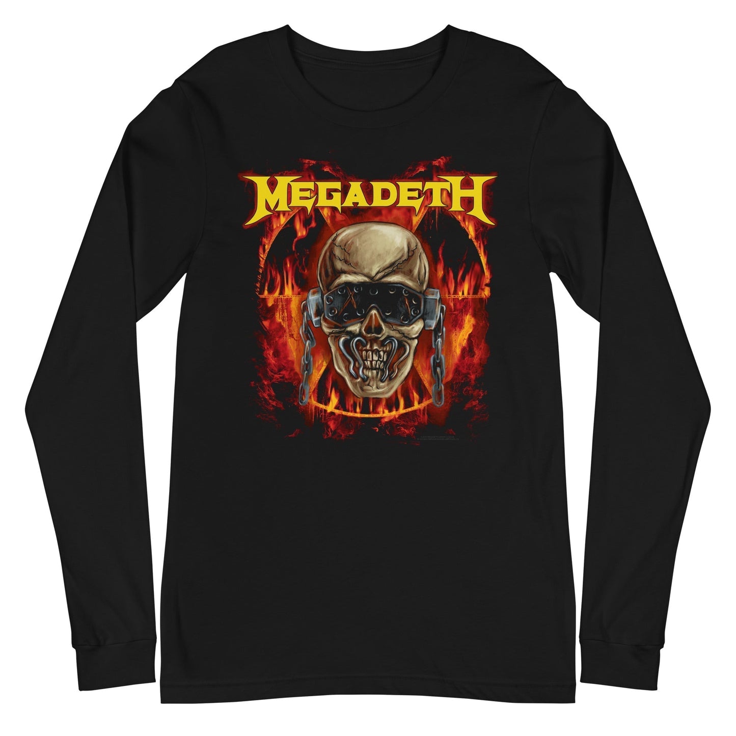 MERCHMOMENT Megadeth - Flash Burn Long Sleeve T-Shirt [Apparel]