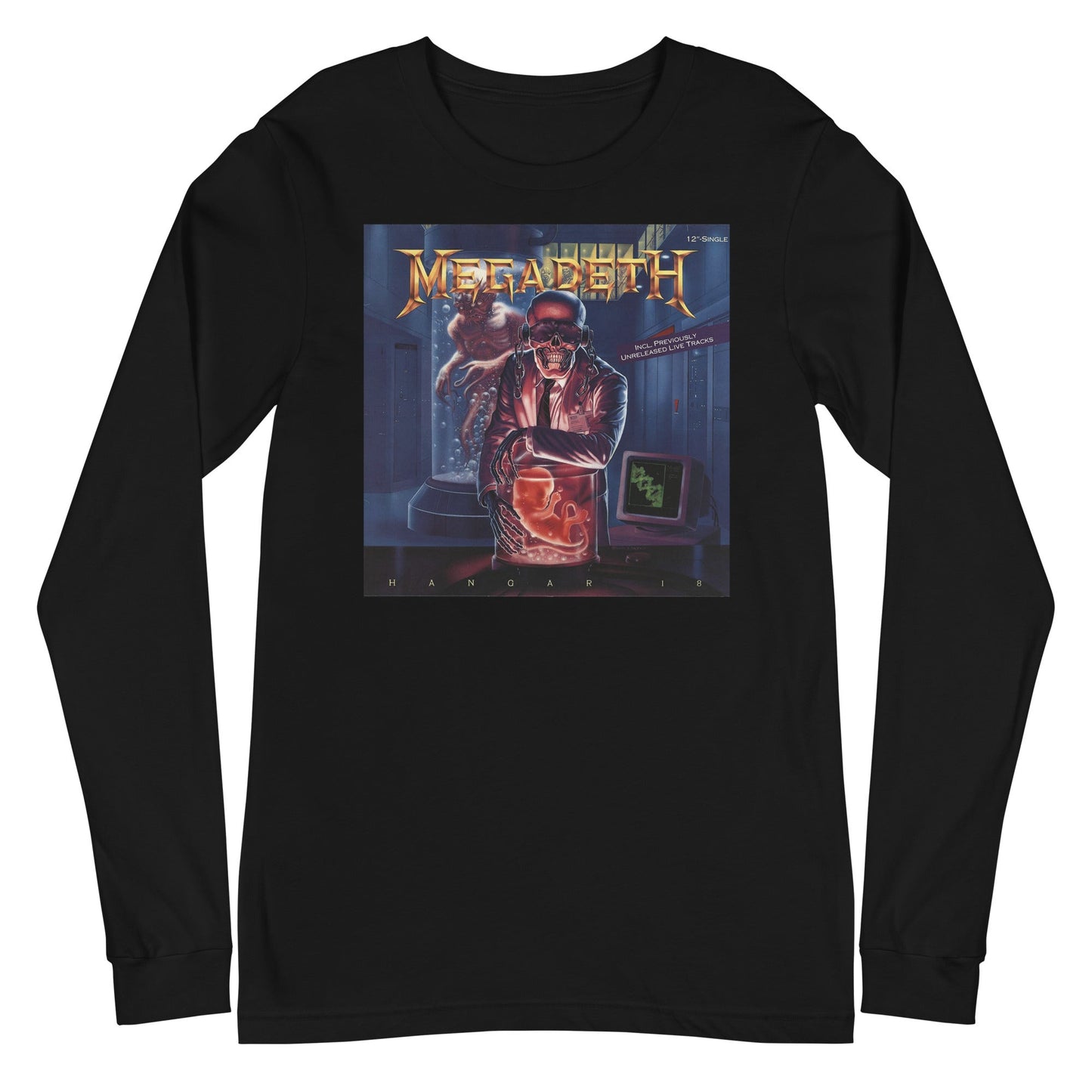 MERCHMOMENT Megadeth - Hangar 18 Long Sleeve T-Shirt [Apparel]